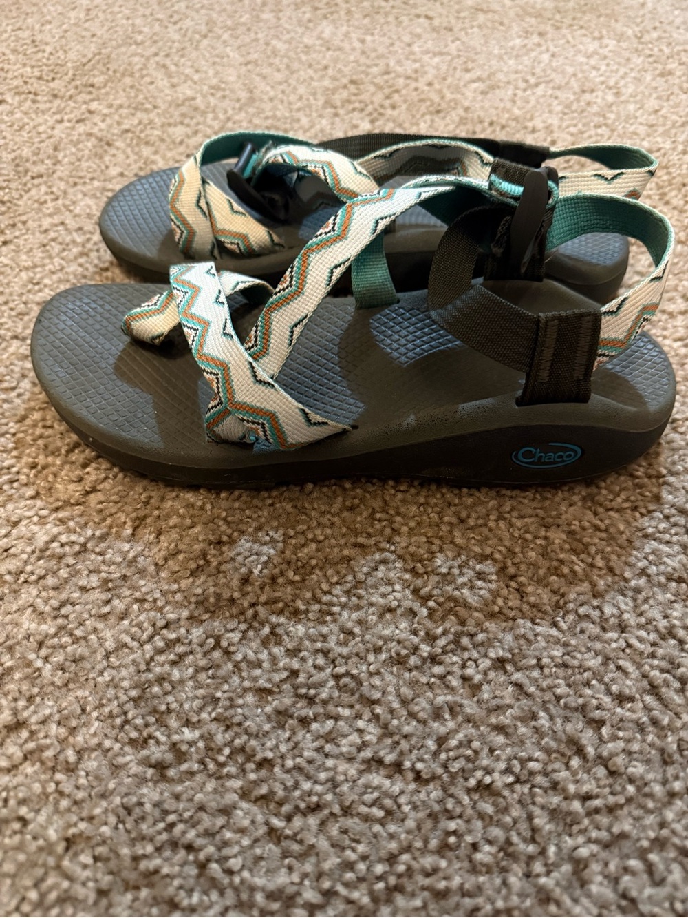 Women’s Chaco Z/Cloud X2 Geometric Strap Sandals Black & White